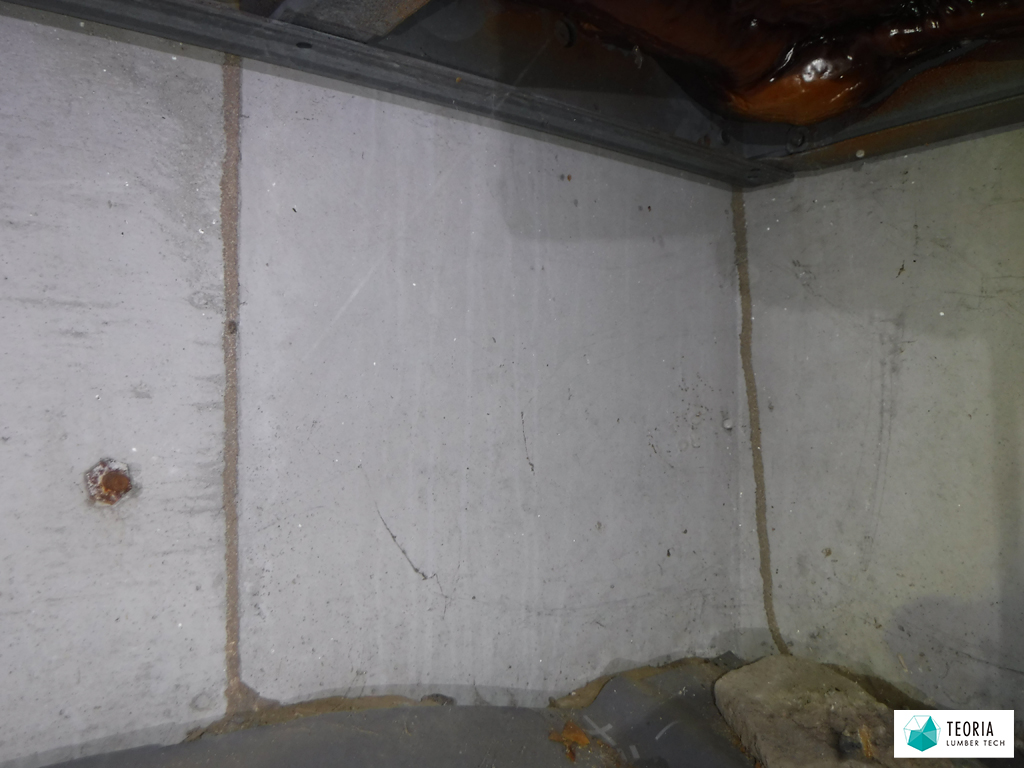 ＜鉄骨造の住宅でのシロアリ被害＞床下にはシロアリの通り道である蟻道が作られている